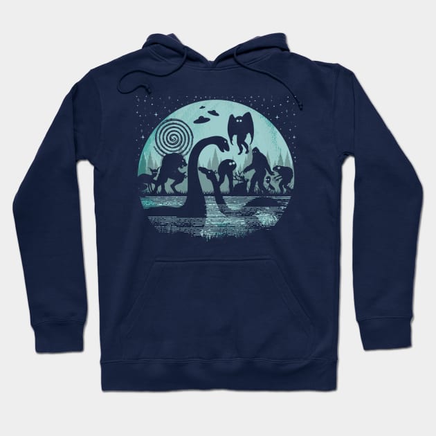 Mythical Creatures Cryptid Hoodie by Tesszero